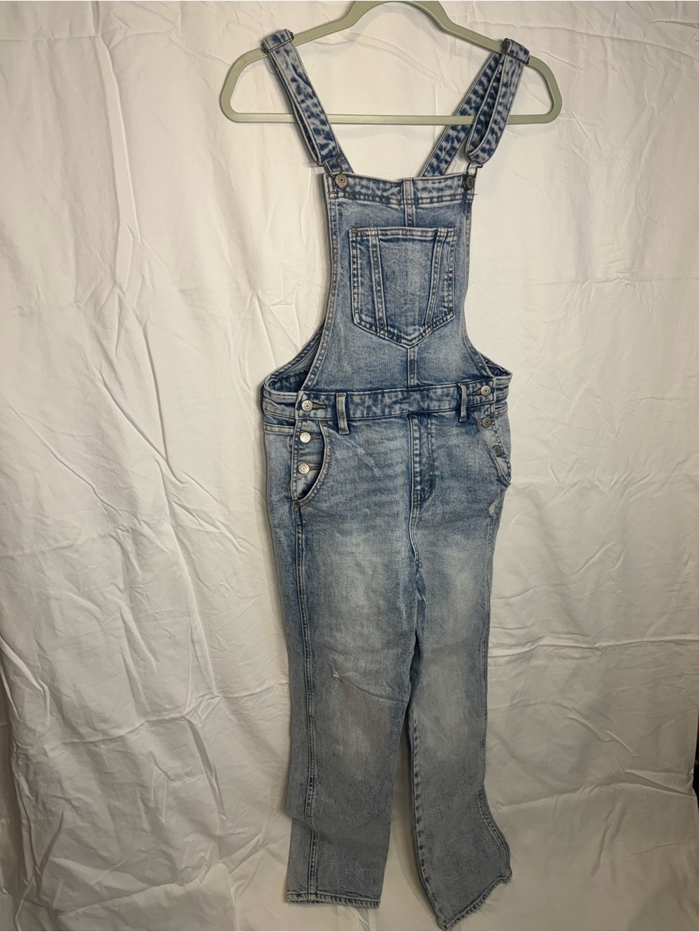 Women’sOld Navy  Light Wash Denim Overalls